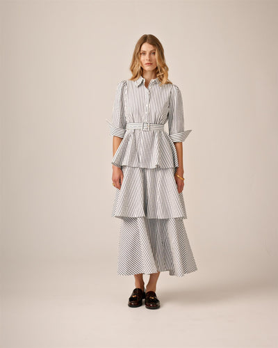 Seersucker Shirt Dress