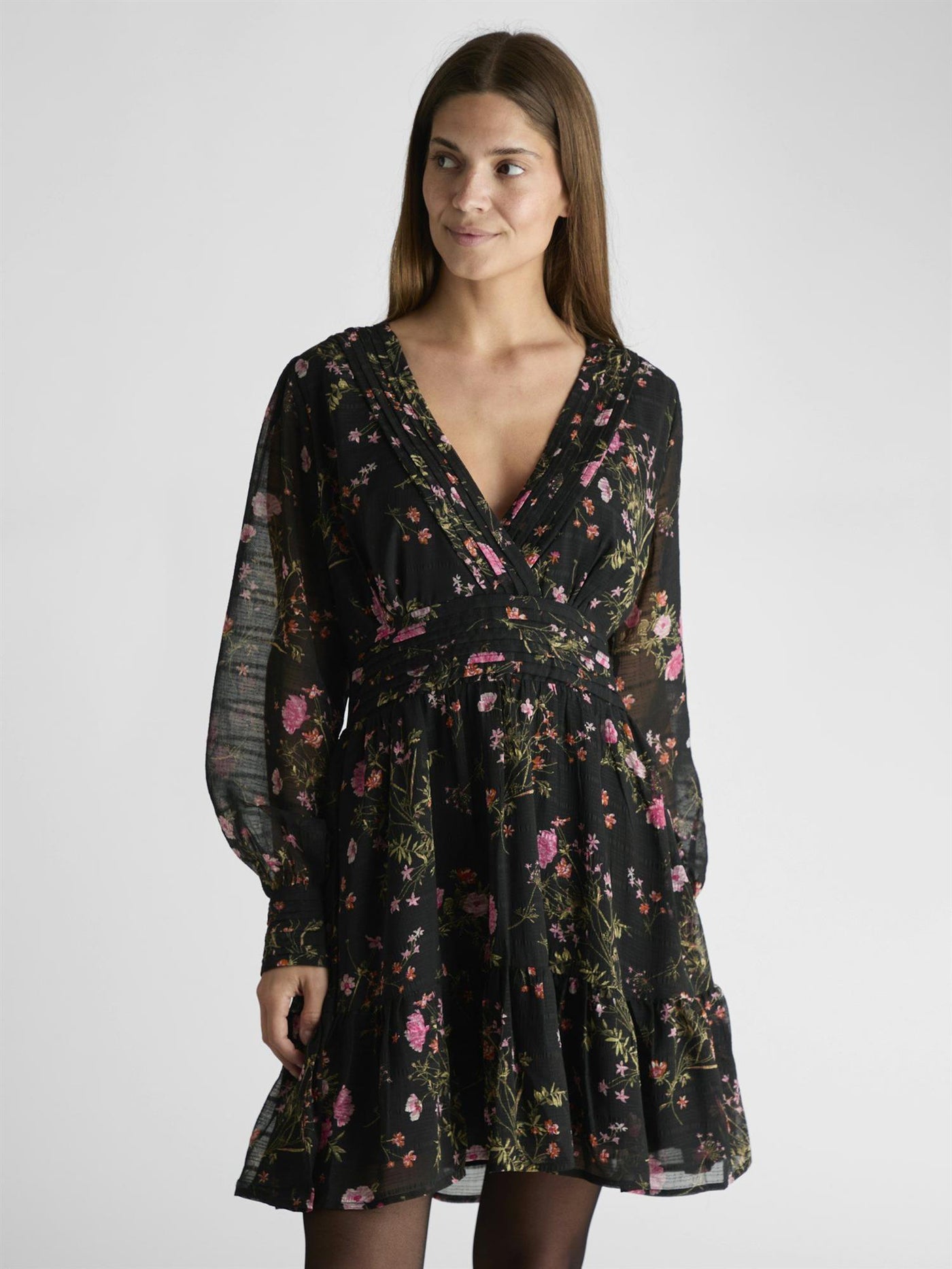 Sahra Flower Print Dress