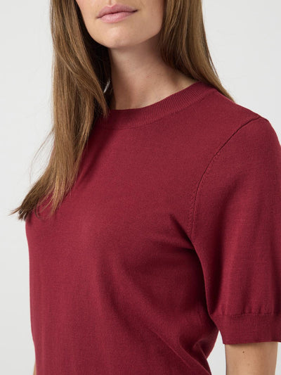 Yaslena Ss Knit Pullover
