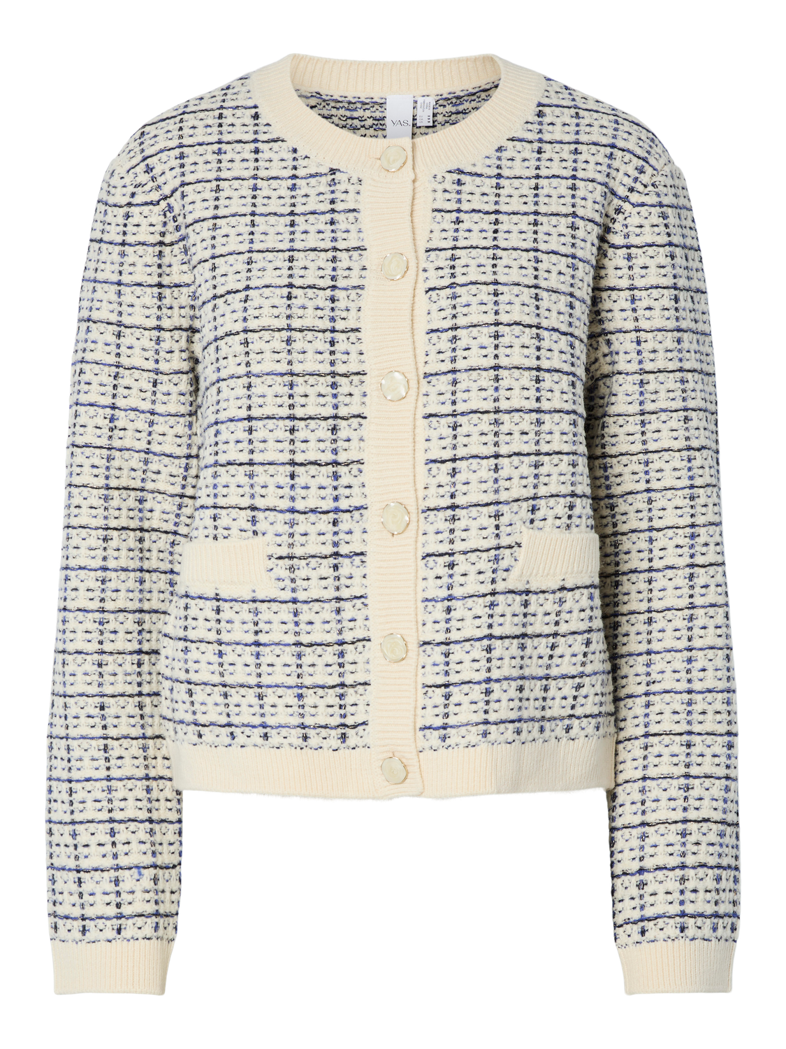 Yaslivia Ls Short Knit Cardigan