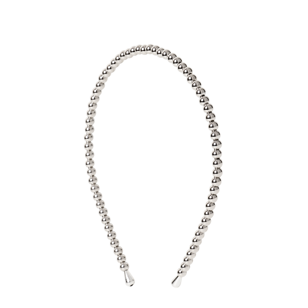 Day beaded chrome slim hair