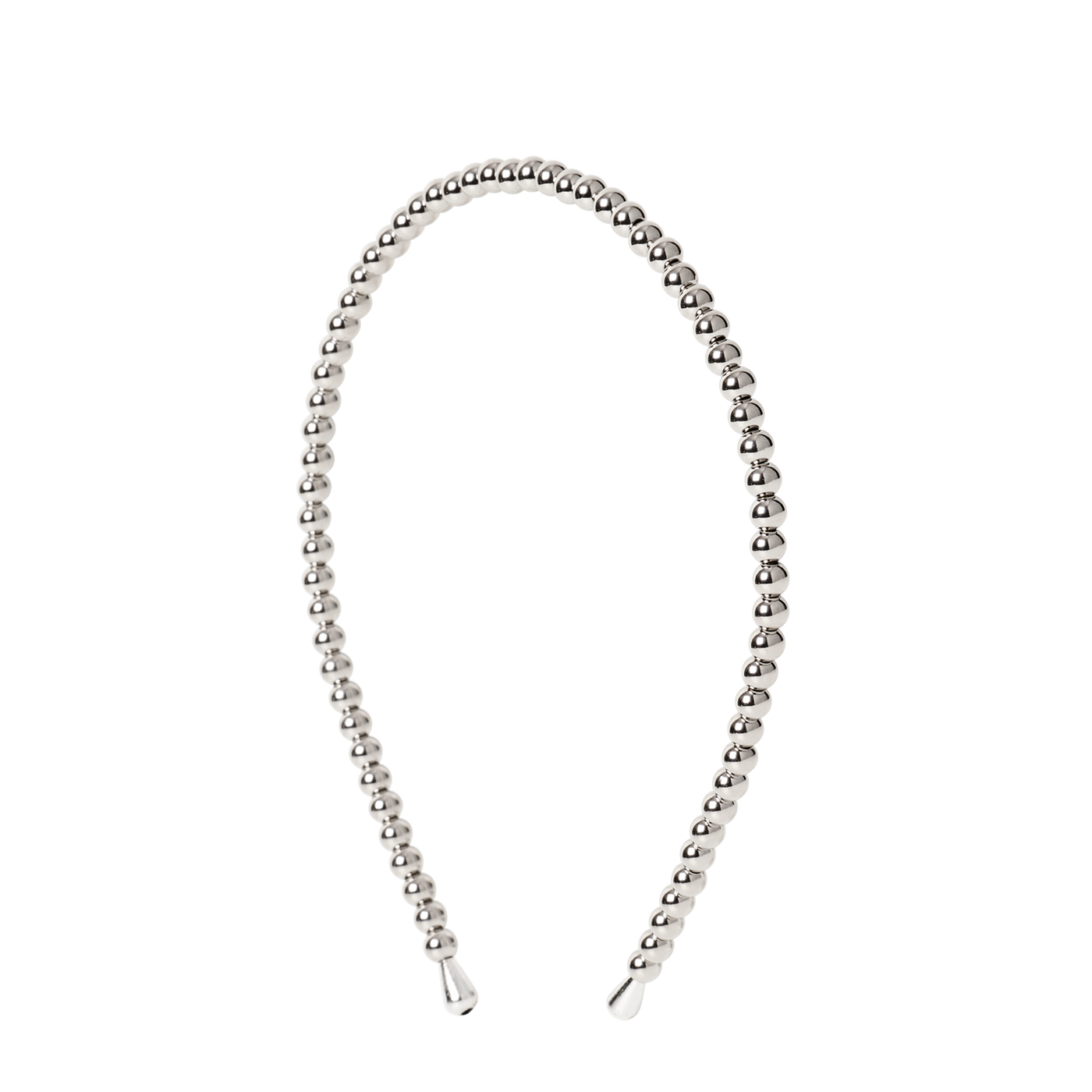 Day beaded chrome slim hair