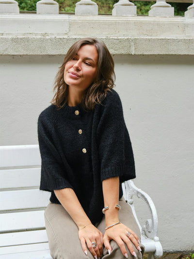 Benuta fluffy knit cardigan