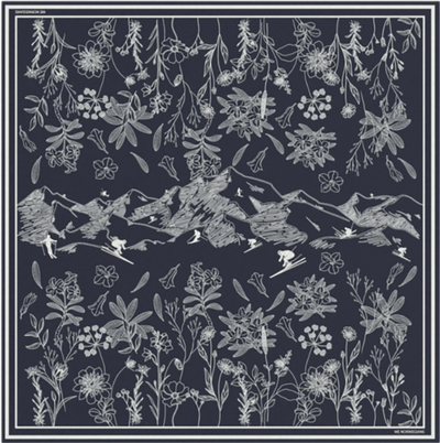 Alps Silk Scarf