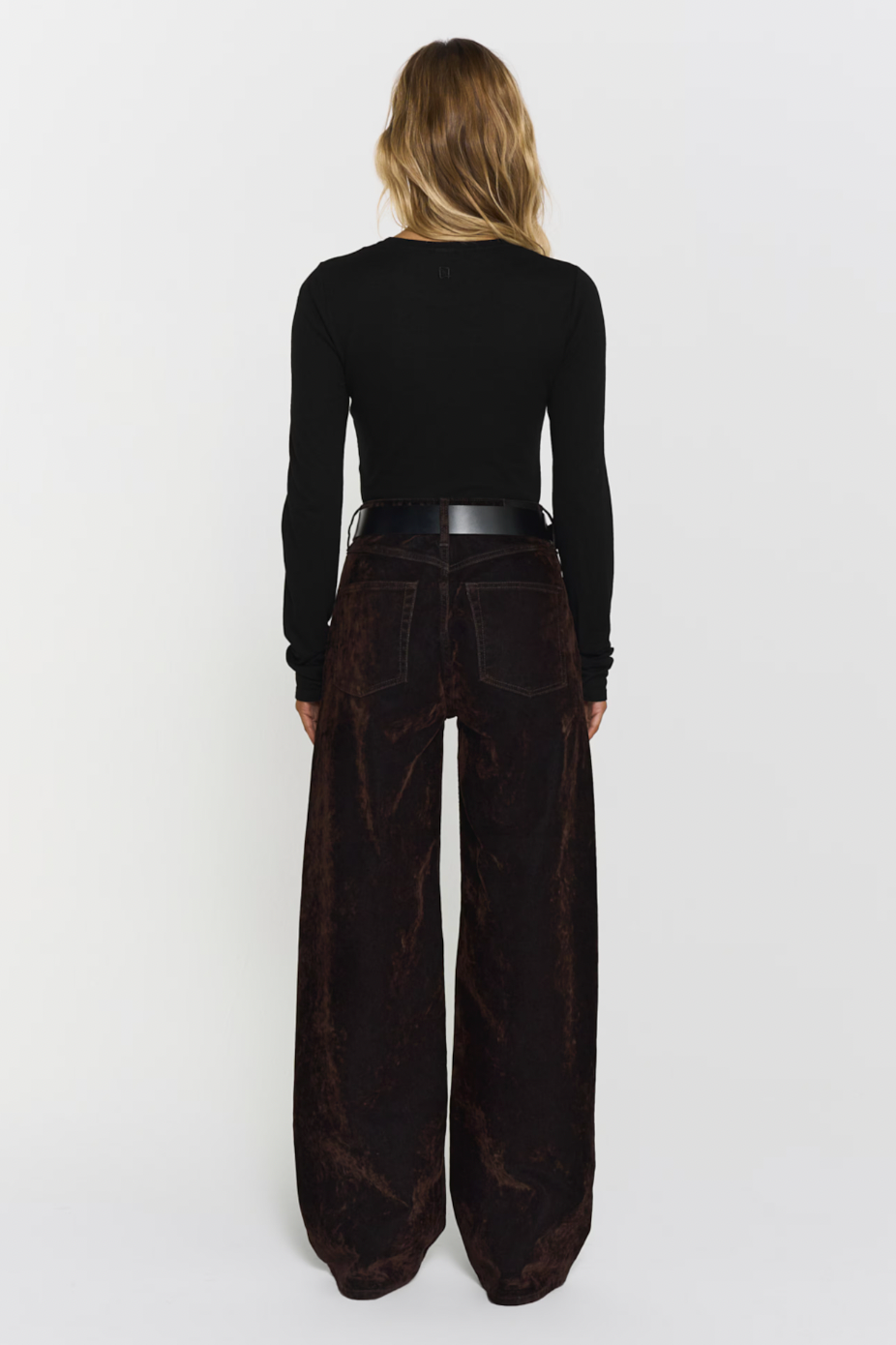 Turid flokkede denim jeans