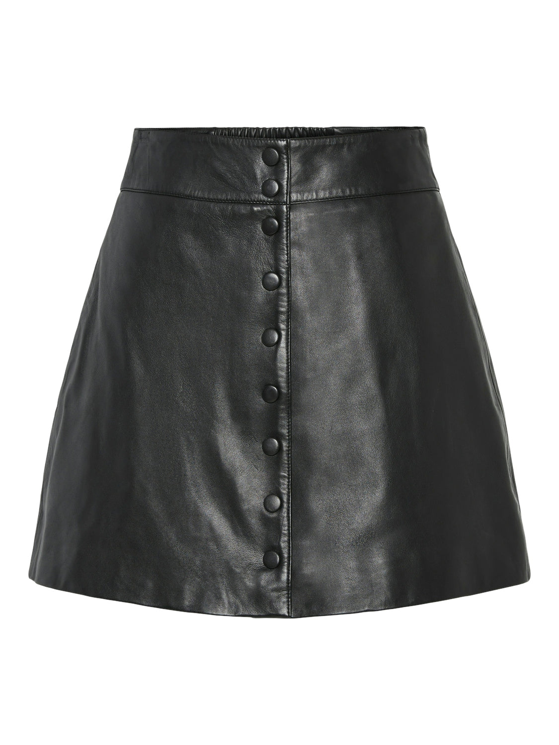 YASMEZU HW LEATHER SKIRT