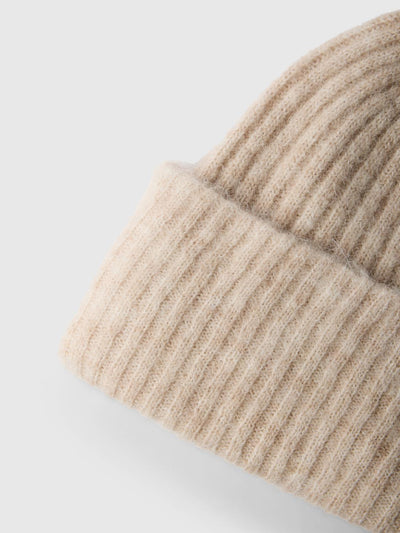 Slflulu Wool Blend Knit Beanie