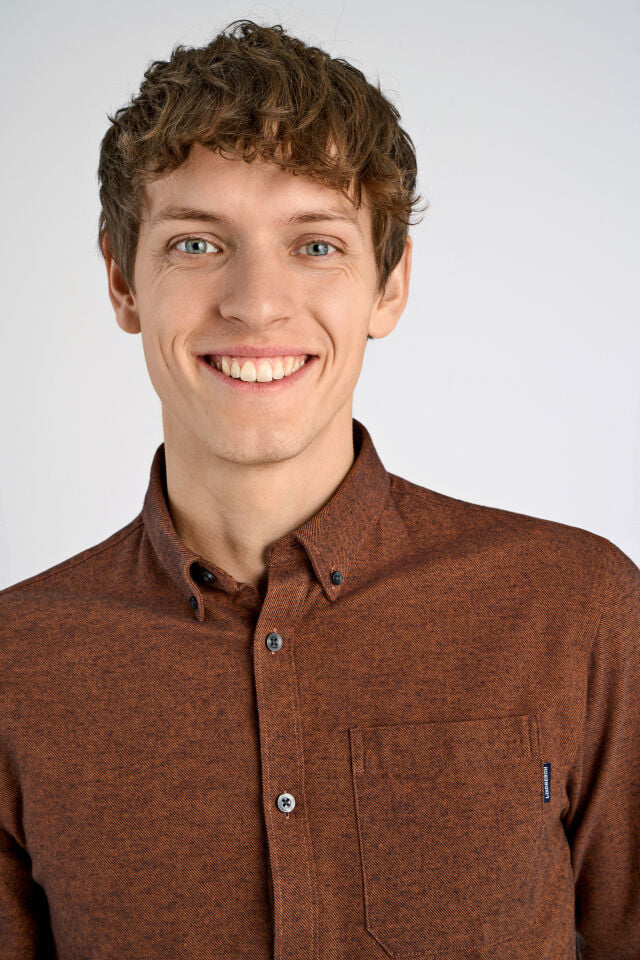 Brushed twill shirt