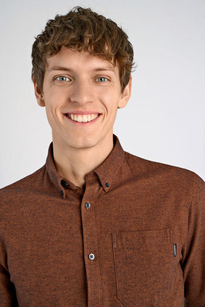 Brushed twill shirt