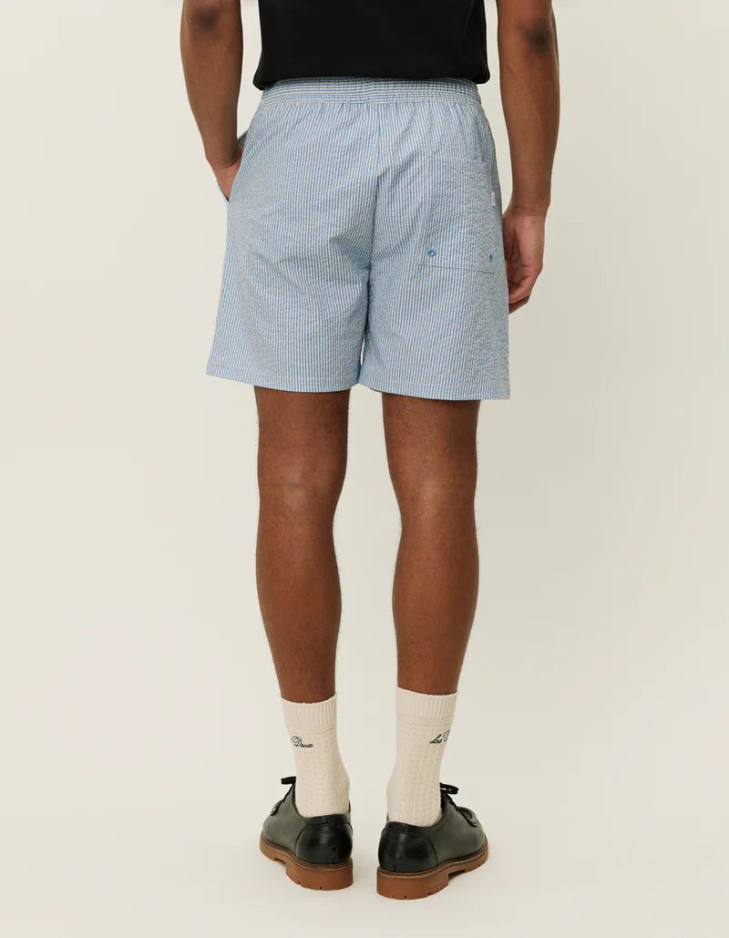 Stan Stripe Seersucker Swimshorts