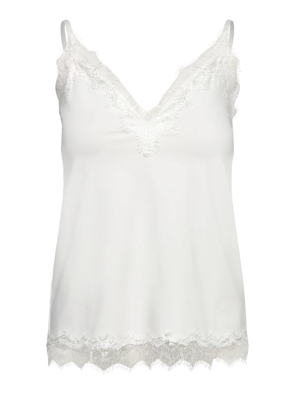 RWBabette Silk SL U-Neck Lace Top