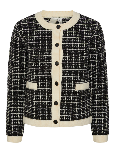 Yaslivia Ls Short Knit Cardigan