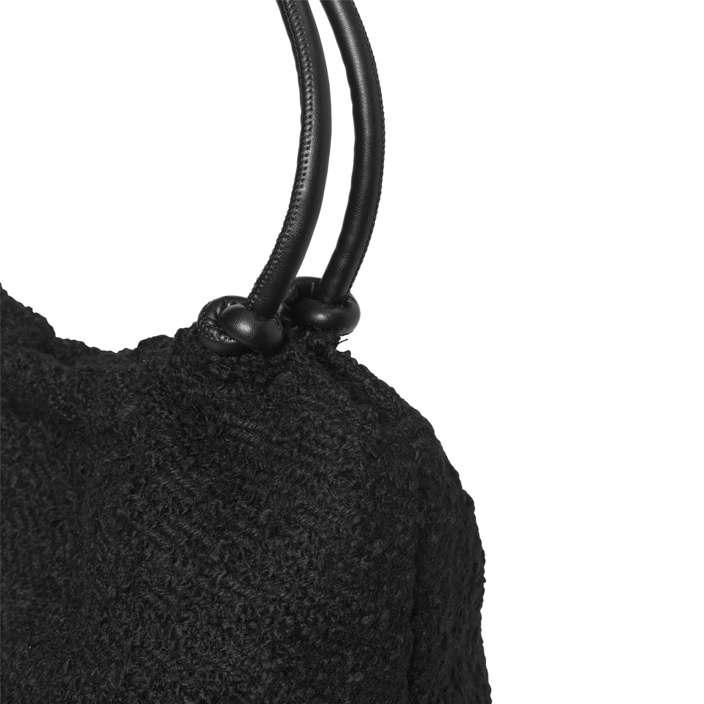 Woolen Pop Schrunch Bag S