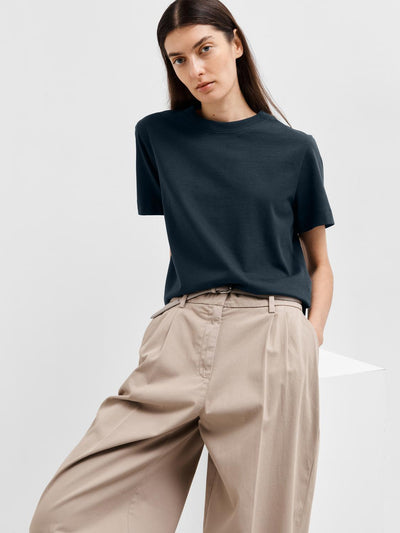 SLFESSENTIAL SS BOXY TEE