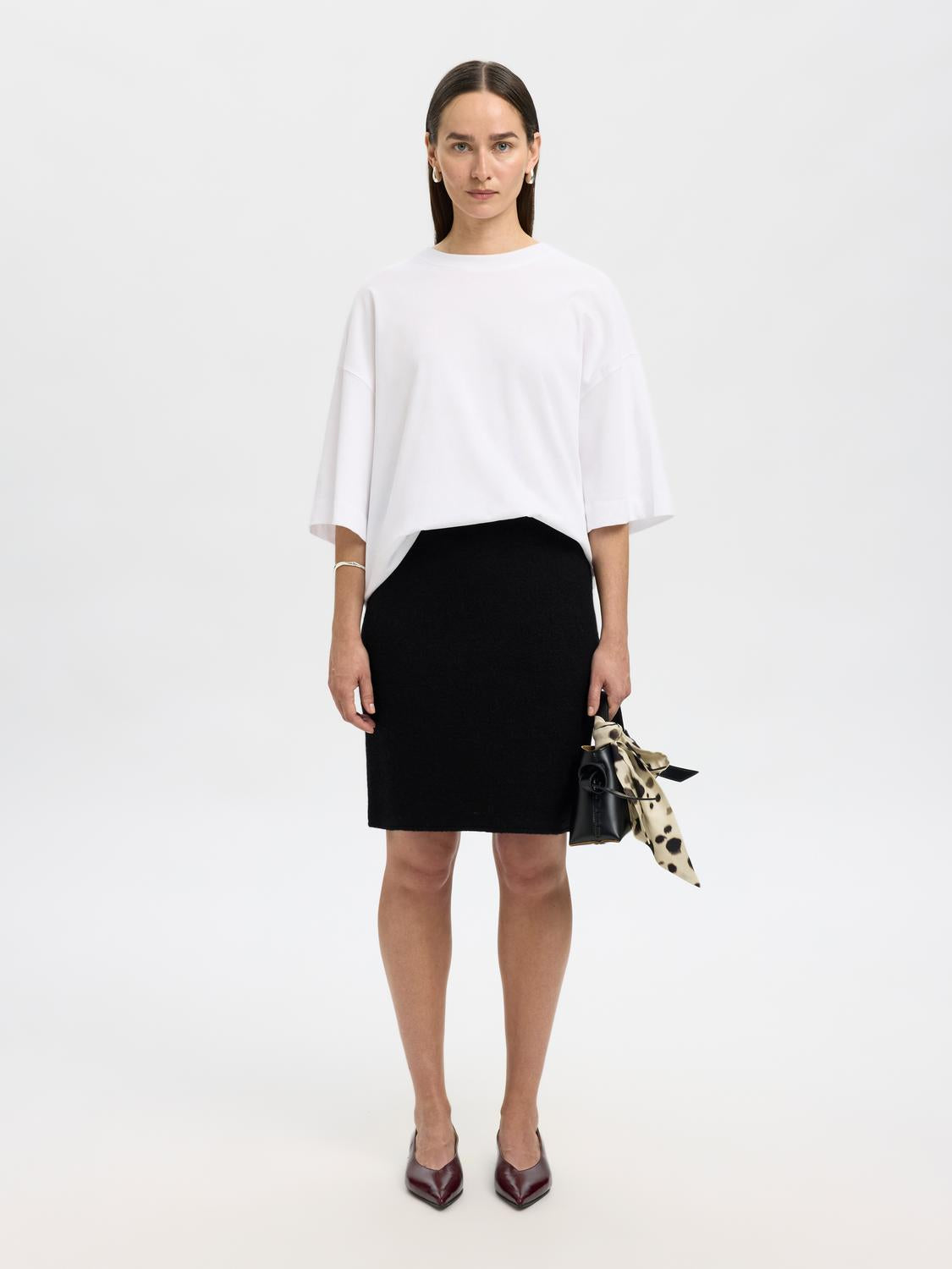 Slfdarla Hw Knit Skirt