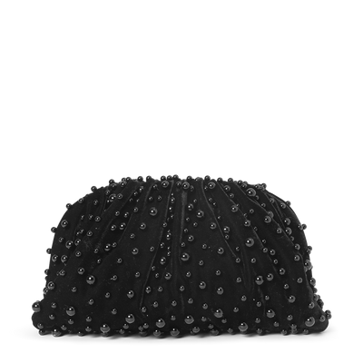 Day pearly velvet clutch