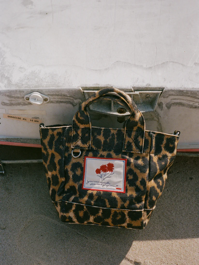 Leopa canvas gabby bag