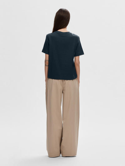 SLFESSENTIAL SS BOXY TEE