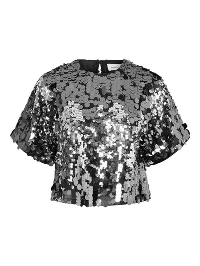 SLFTANA 3/4 SEQUINS TOP