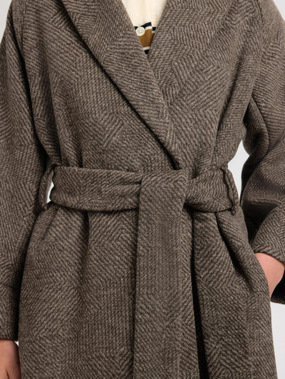 Slfida 7/8 Sleeve Wool Blend Coat