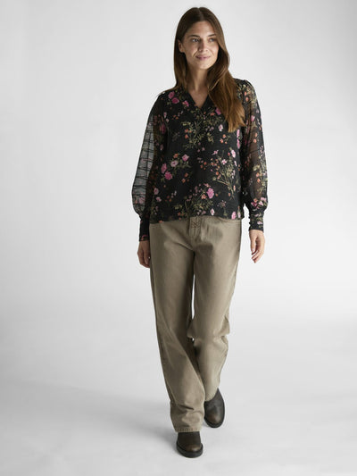 Mahra Flower Print Blouse