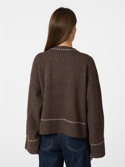 Roeme knit stitch blouse