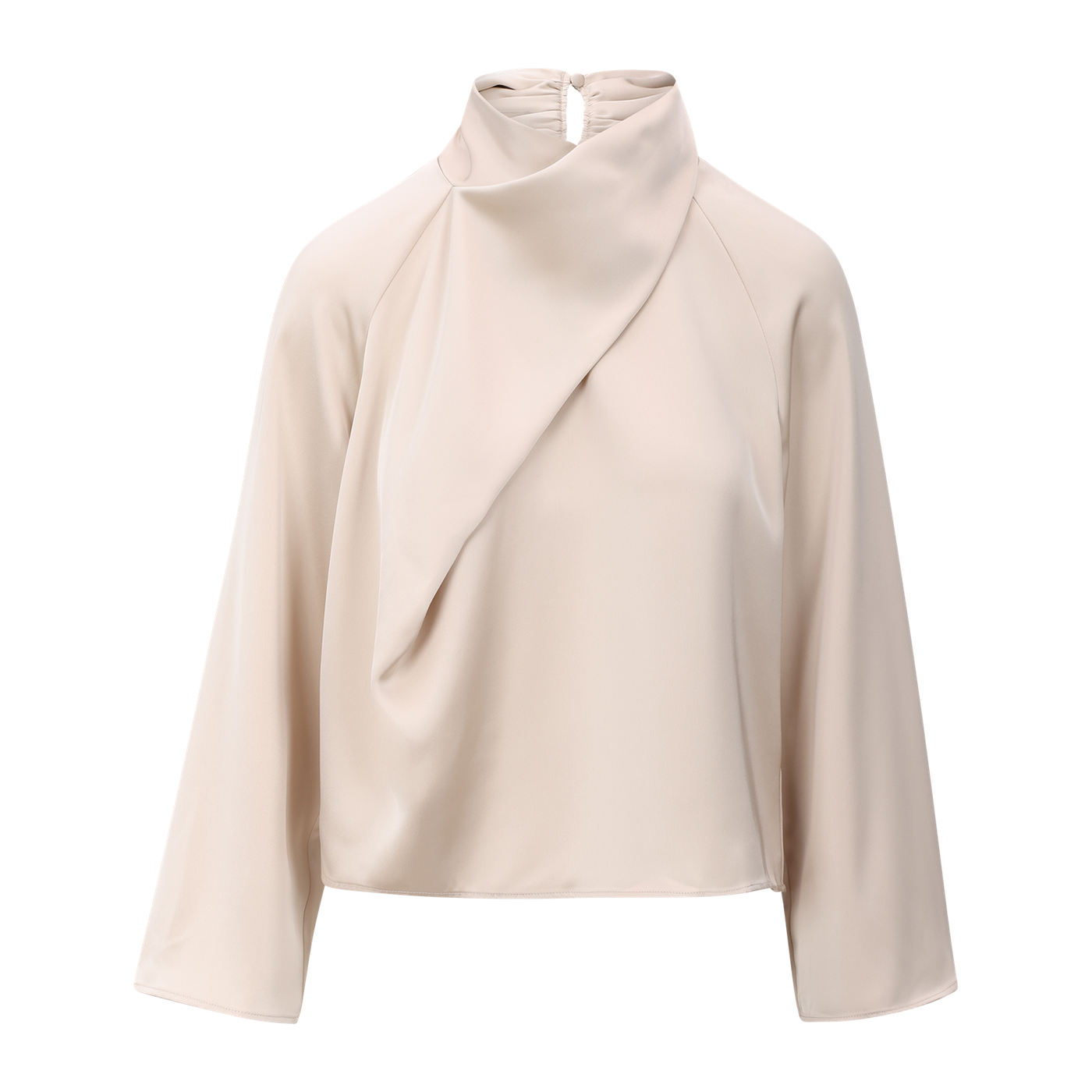 Cira Satin blouse with twist