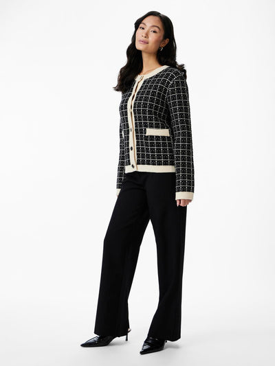 Yaslivia Ls Short Knit Cardigan