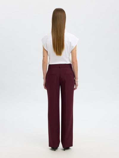 Slfrita Mw Wide Pant Mel