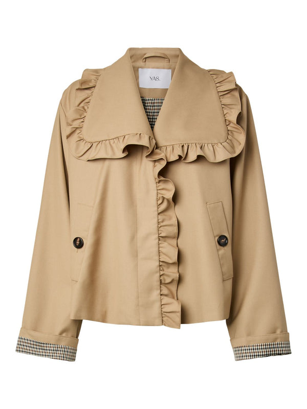 Yaselsia Ls Short Trenchcoat