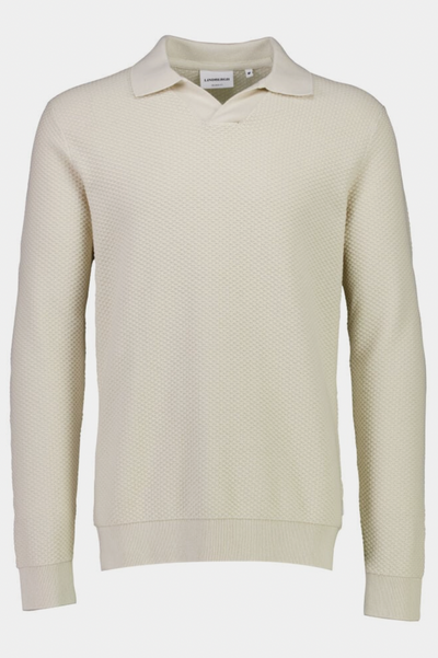 Structure knit w collar