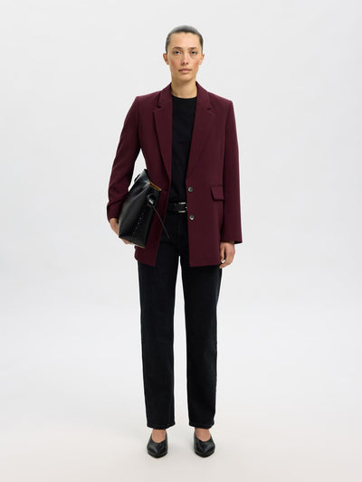 Slfrita Ls Relaxed Blazer Mel
