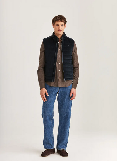 Ted Quilted Cord Vest