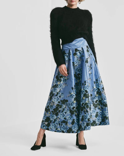 Taffeta Maxi Skirt