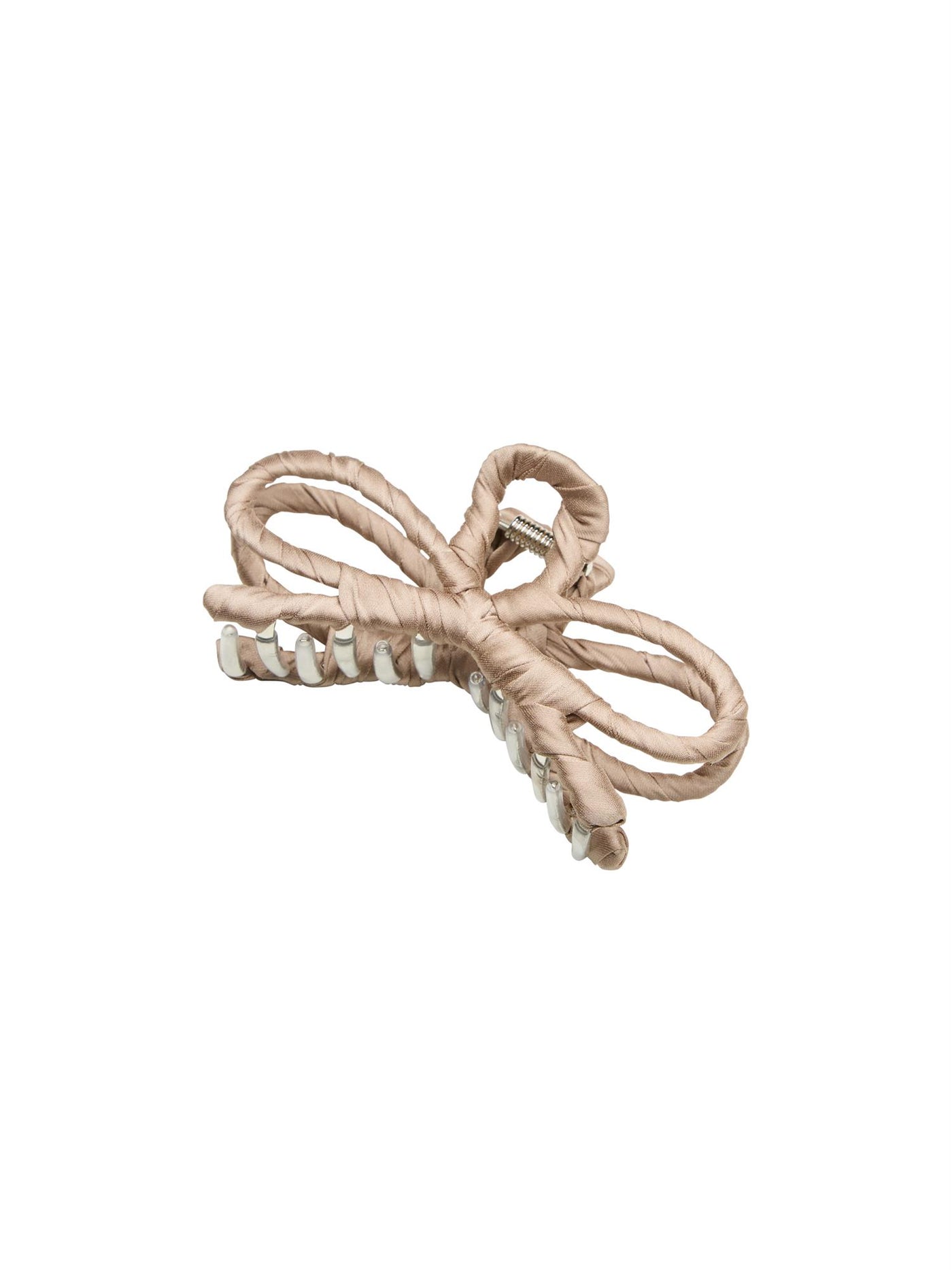 Luster bow hair claw