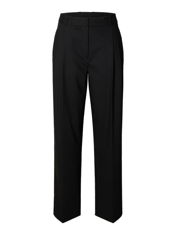 Slwstraight Mara Wool Blend Hw Pant