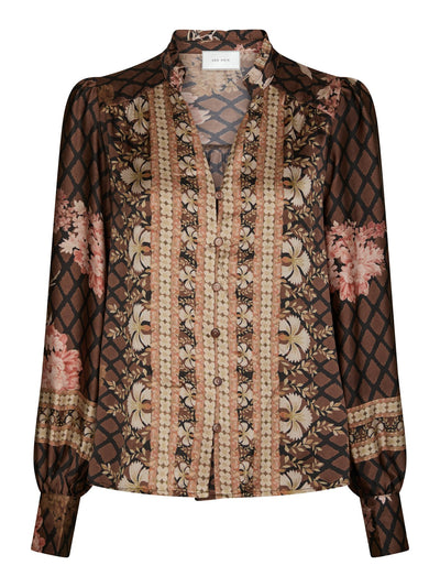 Massima Botanical Border Blouse