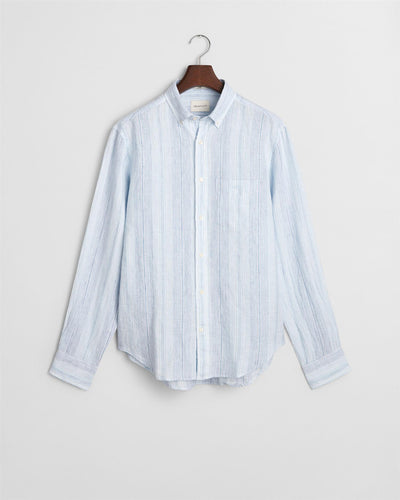 Reg Linen Stripe Shirt