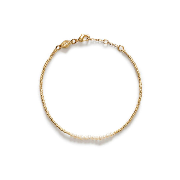 Slim pearly bracelet