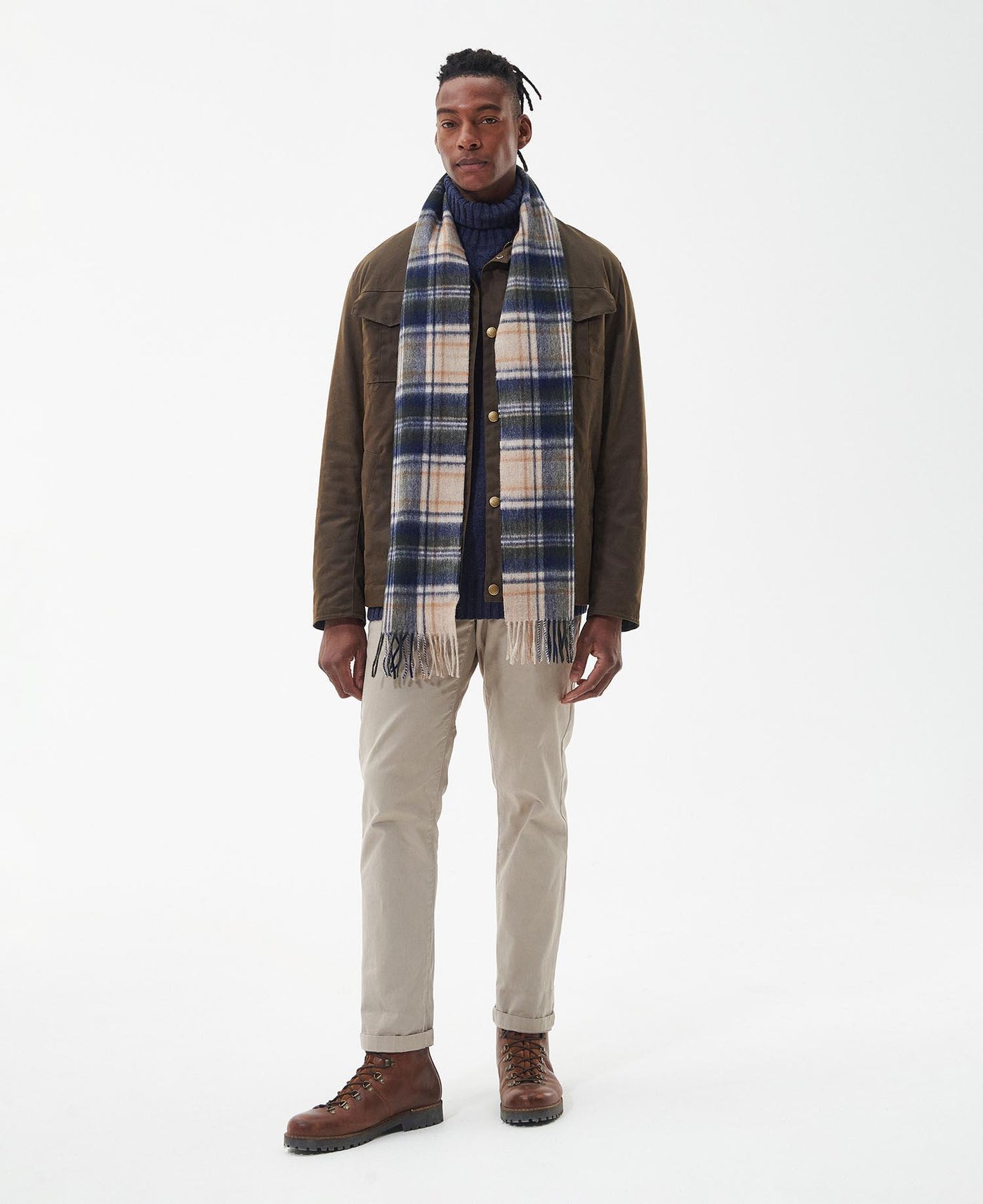 New Check Tartan Scarf