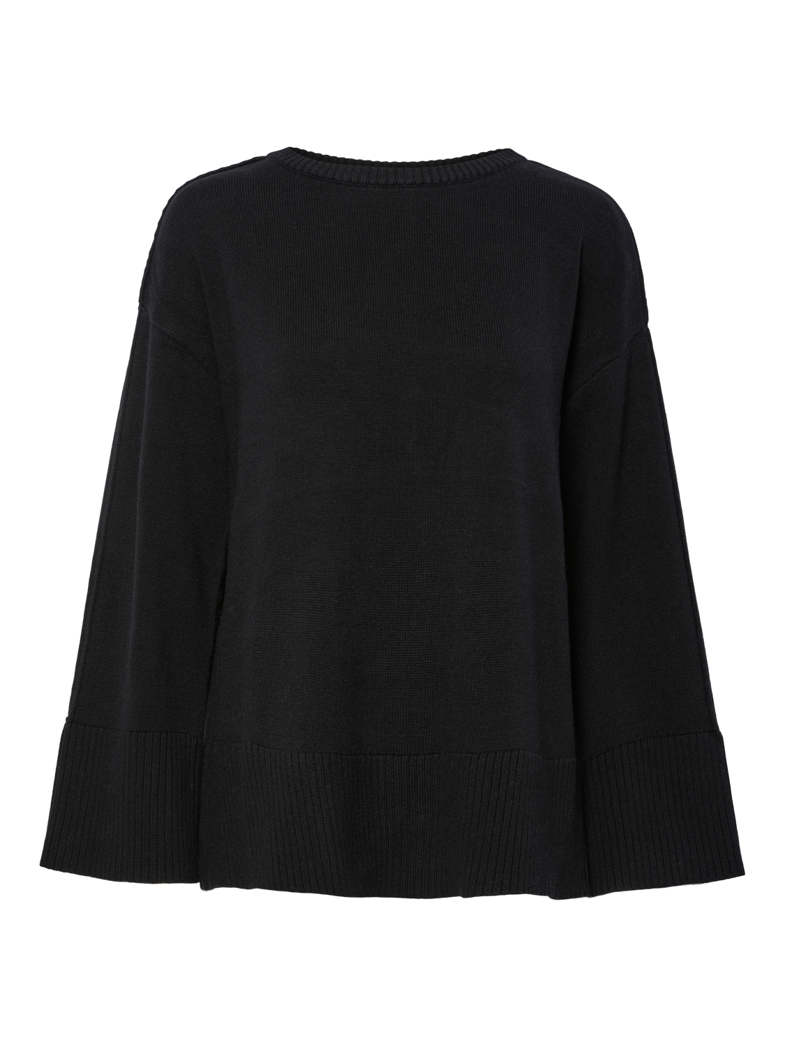 Yasbabette Ls O-Neck Knit Pullover