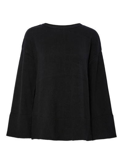 Yasbabette Ls O-Neck Knit Pullover