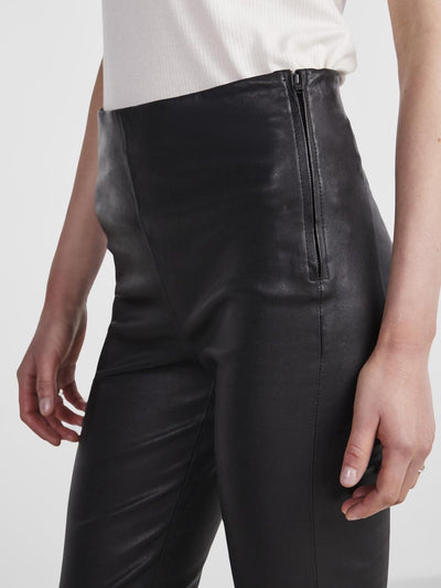 YASZellu bootcut leather pant