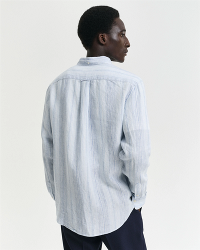 Reg Linen Stripe Shirt