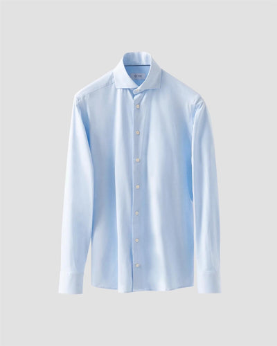 Light Blue Four-Way Stretch Shirt - Contemprary fit