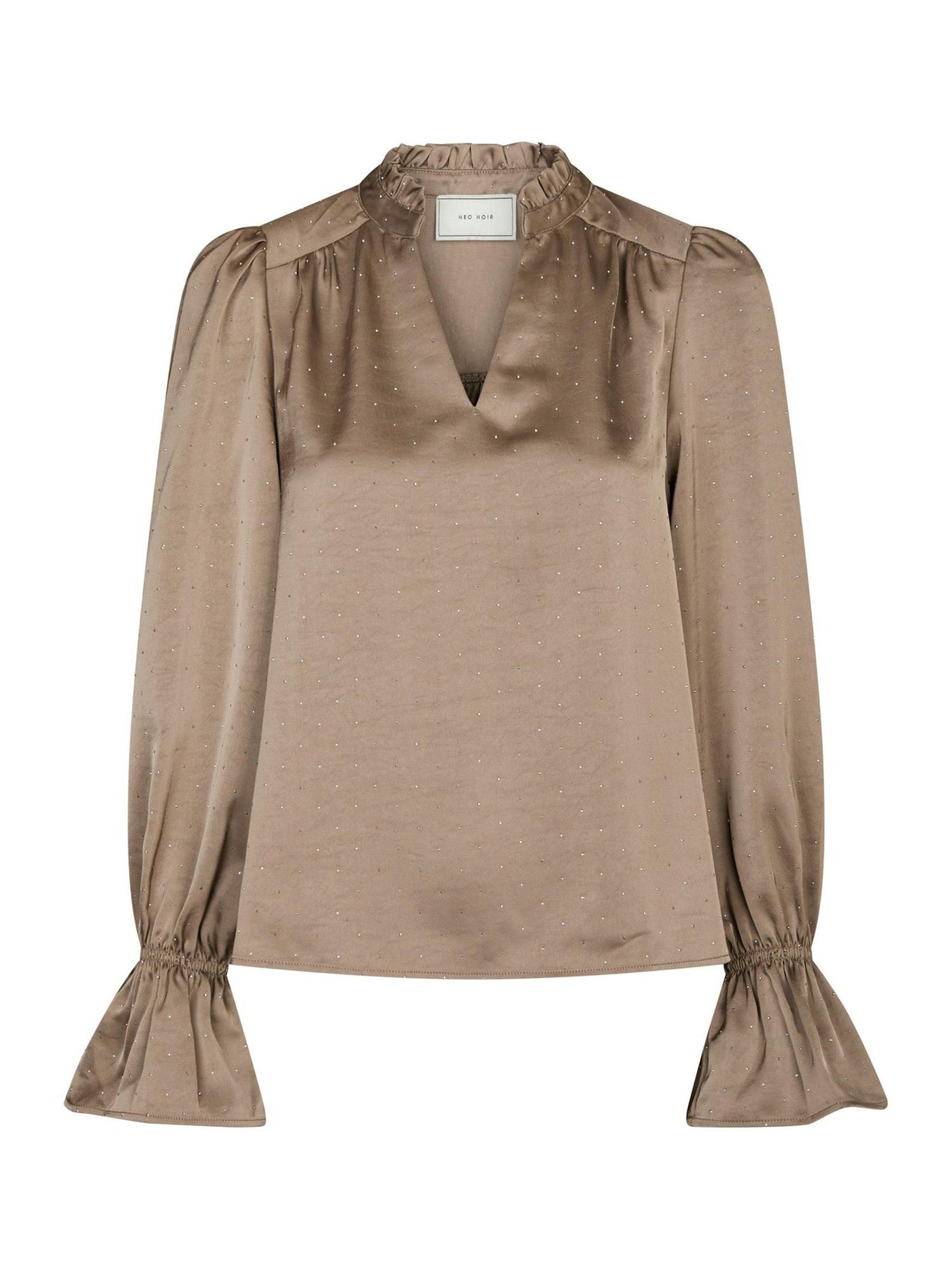 Amara heavy sateen bedaz blouse