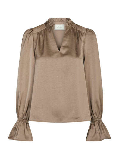 Amara heavy sateen bedaz blouse