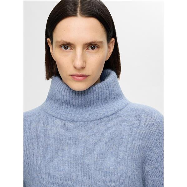 SLFSia Ras LS Knit high neck