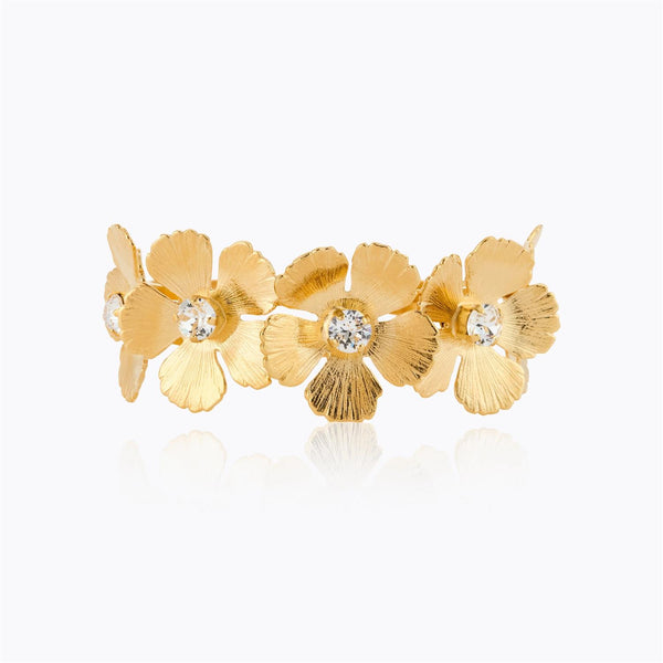 Mini anemone bangle gold