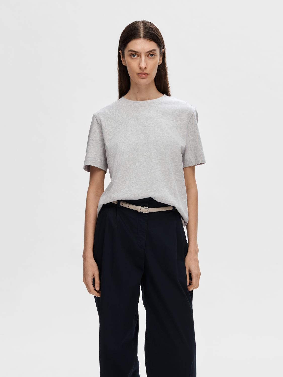 SLFESSENTIAL SS BOXY TEE